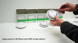 The Clipsal 755RFB2 wireless base and 755LPSMA4 Lithium wireless smoke alarm provide flexible installation options to wirelessly interconnect smoke alarms for additional protection in all homes. This How-to video is a step by step procedure which runs through the simple pairing and testing process. www.tradezone.com.au https://www.clipsal.com/smokealarms | Tradezone