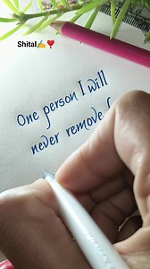 7.6M views · 105K reactions | One person ✍️ ❤️ . . . . #fblifestylechallenge #handwritten #calligrapy #usa #motivational #fblifestyle #love #fbpost | Shital Navghare | Facebook