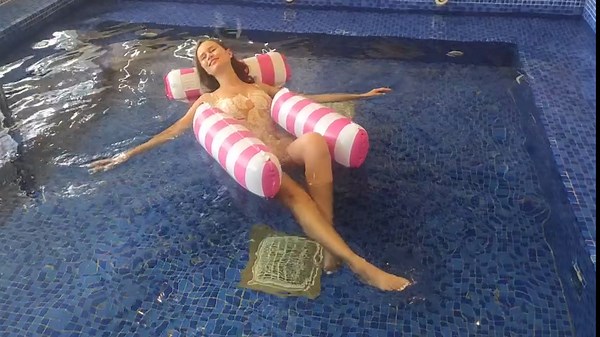 Osznmmg 2 Pack Inflatable Water Hammock Floating Chair, Pool Hammock Floats for Adults, 4-in-1Multi-Purpose Pool Floats for Summer Pool Lake Beach