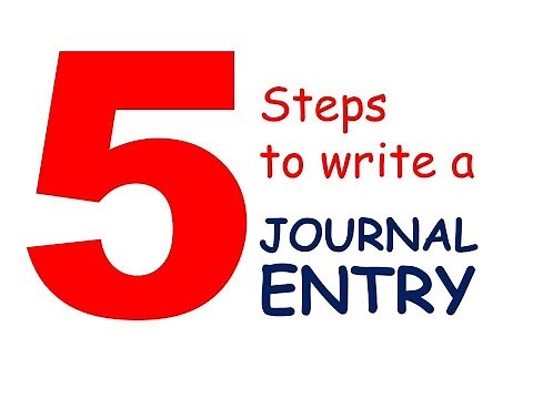How to Write a Journal Entry in 5 Steps