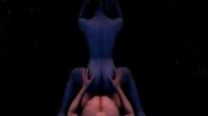 3D Elven Witch Swallows Cum!