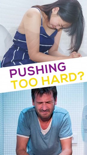  A healthy bowel movement should be painless and require minimal strain. Pushing too much can cause complications, such as hemorrhoids, which occur by straining to have a bowel movement, or anal fissures (tears in the skin around the anus) which occur when hard stool stretches the muscle. 喝This can result in rectal bleeding! #guthealthforlife #constipationrelief #constipation | FIBER HEALTH - Spectrum Naturale | Facebook