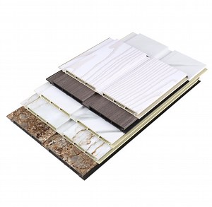 [Hot Item] WPC Compostie Wall Panel WPC Fluted Grilled Wall Panel for Interior