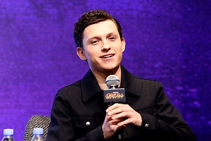 Tom Holland Shows Off New Black & Red Spider-Man Suit On "Jimmy Kimmel Live"