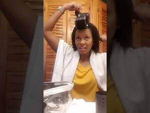 How I roller set my hair