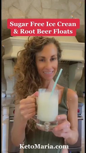 15K views · 209 reactions | How to make EASY Keto Ice Cream & Keto Root Beer Floats ❤️❤️❤️ Show your friends how delicious healthy eating can be ❤️❤️❤️ | Keto Adapted - Maria Emmerich | Facebook