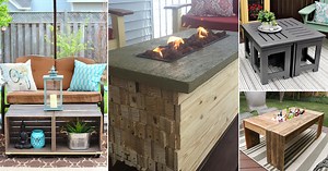 18 Creative DIY Outdoor Coffee Table Ideas and Plans - Hello Lidy
