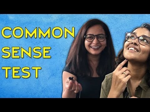 Common Sense Test | Funny Video | Zoom Originals