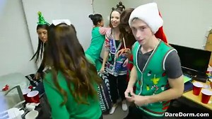 Cindy Starfall Katya Rodriguez Lexy Bandera Holiday Cheer girls and boy fuck DareDorm