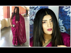 Indian GRWM | Casual & Affordable | Neutral Eyes And Dark Lips