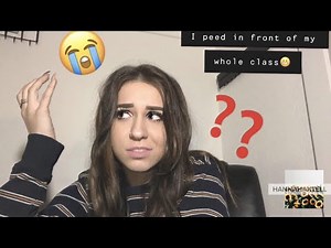 I PEED MYSELF IN MY CHEER UNIFORM!