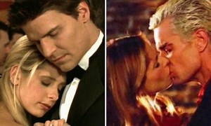 Sarah Michelle Gellar finally chooses, Team Angel or Team Spike?