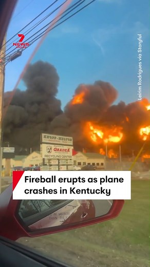 At least seven people have died after a United Parcel Service (UPS) aircraft crashed shortly after takeoff from Louisville Muhammad Ali International Airport in Kentucky. The plane burst into flames as it crashed, with the death toll still expected to rise further. #plane #planecrash #aviation #louisville #kentucky | 7NEWS Sydney