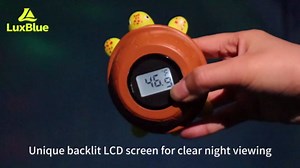 Turtle Floating Pool Thermometer Solar Powered | Ultra-Precise Digital Pool Thermometer with Rope & Large LCD Backlit Screen for Easy Read | Pools Water Temperature Guage for Hot Tub, Spa