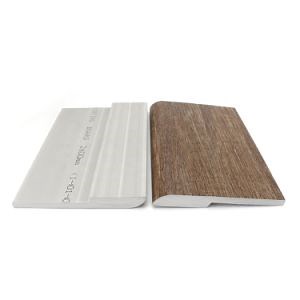 [Hot Item] Modern Style Backlit Skirting Board PVC Wall Base Plastic Trim Molding for Hotel Decoration