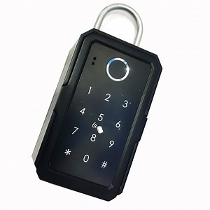 [Hot Item] Fingerprint Key Storage Safe, Wall Mounted House Key Box with Touch Screen Fingerprint Lock