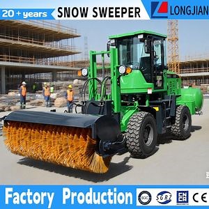 [Hot Item] Loader Mouted Snow Blower Mini Skid Steer Loader with Snow Thrower Attachment