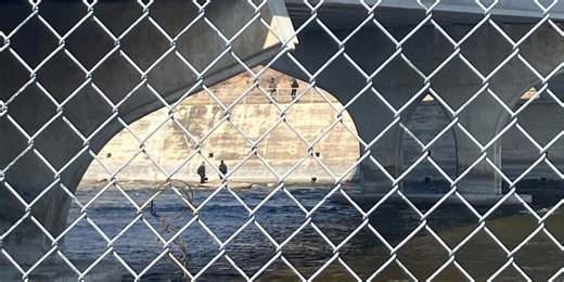 Kaukauna officials search the Fox waterway near a middle school