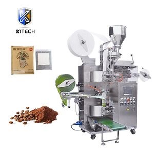 [Hot Item] Automatic Vffs Sachet Filling Weighing Hanging Ear Coffee Form Fill Seal Wrapping Flow Packaging Packing Filling Sealing Machine