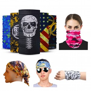 [Hot Item] Custom Full Colorful Imprint Graphic Dye Sublimation Print Face Mask Tube Neck Gaiter