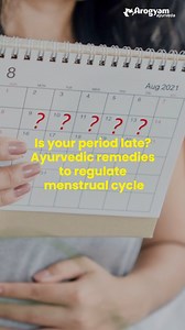 3.5K views | Stressed about your late or missing period, and not pregnant? Not getting periods is normal during pregnancy, breastfeeding, or menopause but other reasons should be investigated and corrected. Amenorrhea or absence of periods in Ayurveda is called anartava, Follow these home remedies to regulate periods. | Arogyam Ayurveda - The Allergy Hospital | Facebook