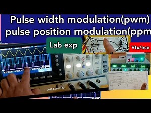 Pulse width modulation|pulse position modulation|pwm|ppm|lab experiment|breadboard|ic741|555|explain