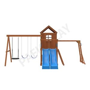 [Hot Item] Children Outdoor Playground Equipment Play Swing Set