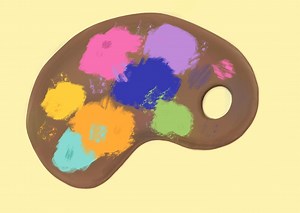 Paint Supplies (set of 4) Clipart - Etsy Canada