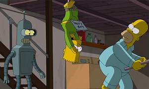 Watch: Here's the first clip from the Simpsons Futurama crossover episode