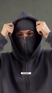 6.6K views · 16 reactions | Balaclava Men & women Zip Hoodie Winter Warm Casual Sweatshirt with Hooded Face Mask Zipper Design Sports Jacket Outdoor Activities nuekin dhaka gift shop | NUEKIN | Facebook