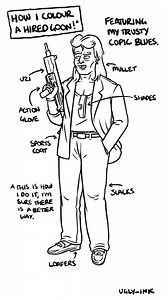 2.6K views | How to colour a hired goon. #coloring #drawing #characterartist | Ugly Ink | Facebook