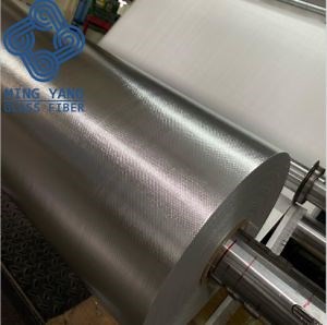 [Hot Item] Heat Pipe Insulation Wrap Aluminized Foil Fiberglass Cloth for Heat Insulation Fire Protection