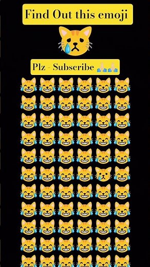 Find Out this emoji 😿#eyetest #emoji