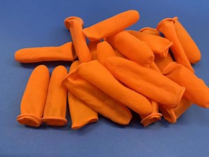 [Hot Item] Clean Room Anit-Slip Finger Cots Orange