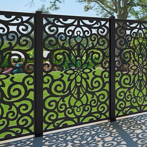 [Hot Item] Stylish and Durable Laser Cut Aluminum Steel Fence Panels