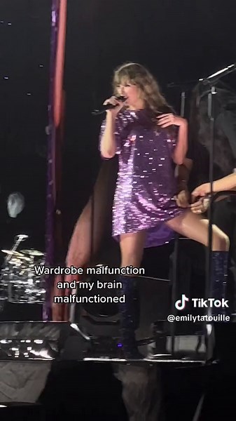 Taylor Swift Upskirt Wardrobe Malfunction | Era Tour Tampa
