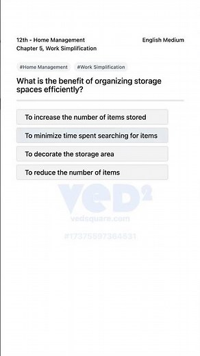 12th Home Management Work Simplification Storage Tips