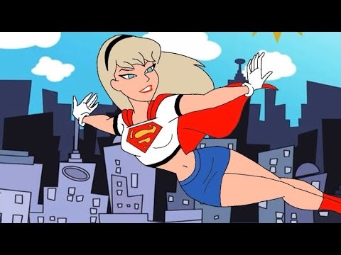 Super Girl gets tickled by Toy man Animation