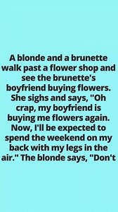 80K views · 66 reactions | "Boyfriend buys flowers again, and the brunette isn't thrilled—but the blonde's comeback is pure gold! 藍 Check the first comment  | Furry Update | Facebook