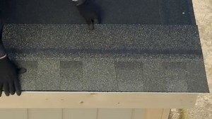 GAF ProTip - How To Properly Position Starter Strips for Max Protection Proper overhang of your starter strips is critical for maximum protection from wind and rain. Check out this ProTip — these 60 seconds could mean a more resilient roof. | GAF - Roofing