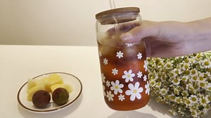 Teacher Appreciation Gifts - Glass Cups for Teachers, Tumbler Cups with Lids and Straws