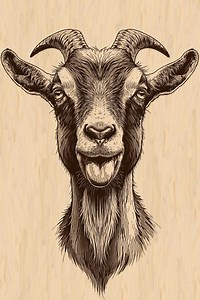 Funny Goat Showing Tongue Laser Engrave PNG File (digital Download) | Farm Nature Scene - Etsy Canada
