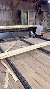 The Hard Work of Tailing a Sawmill’s Green Chain! #SharePost #familybusiness #lumberjack #satisfying #wood #asmr | Sawyerpool95