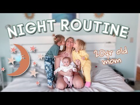 Night Routine with two toddlers and a newborn