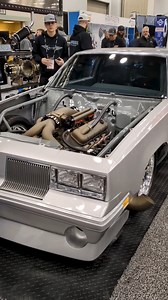 Holley EFI dealer and master fabber @417motorsports took this G-Body to a whole new level! What was originally a low-mileage grandma Cutlass is now a 3000hp capable monster destined for some action. Powered by Holley Dominator EFI and sporting TWO Pro-Dashes, a 12.3" for the main data and a 6.86" down by the console for toggle switches. Spotted in the @hammerconceptsanddesignsllc booth. #HolleyPerformanceBrands#HolleyEFI #DominatorEFI #Oldsmobile #Cutlass #PRIShow #PRI2024 | Boosted Nation