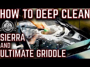 HOW TO DEEP CLEAN PIT BOSS SIERRA AND ULTIMATE GRIDDLES! REMOVING STAINS ON CERAMIC FLAT TOP GRILL