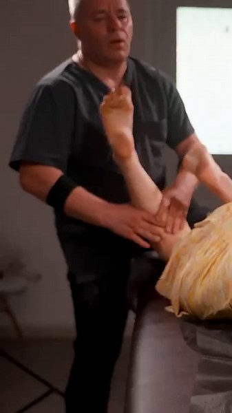 Intense deep-tissue and precise manual therapy for emotional Maria #chiropractic