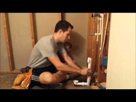 How to install bathtub drain, rough in