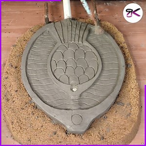 Artistic Concrete Fountain 🎨⛲ #Artistic #OutdoorDecor #Garden | RusticKraft