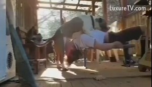 Face Fuck on a Bench
